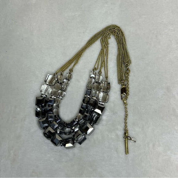 Kenneth Cole New York Multi-Strand Crystal Necklace - Picture 2 of 3